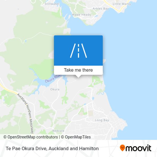 Te Pae Okura Drive map
