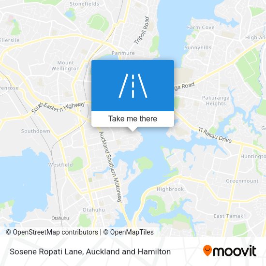 Sosene Ropati Lane map