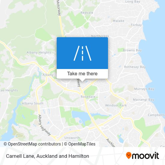 Carnell Lane map