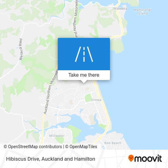 Hibiscus Drive map