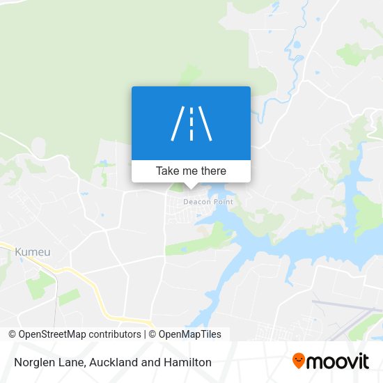 Norglen Lane map