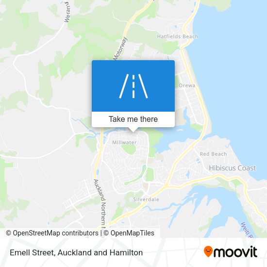 Emell Street map