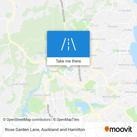 Rose Garden Lane map