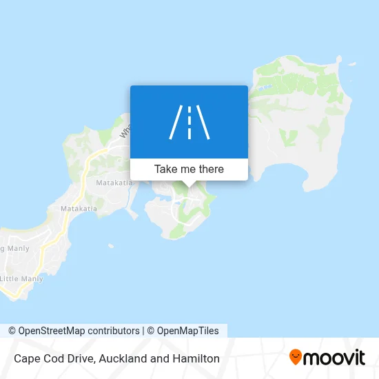 Cape Cod Drive map