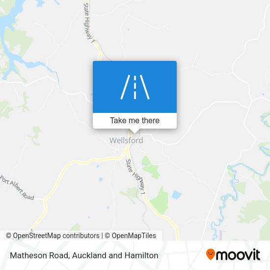 Matheson Road map