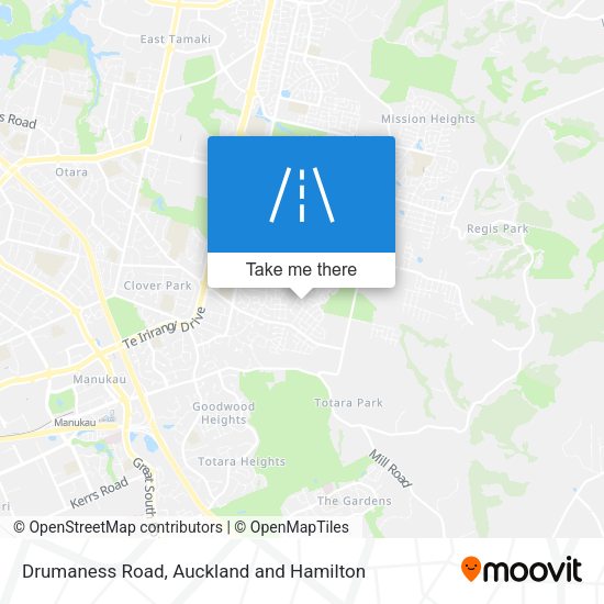 Drumaness Road map