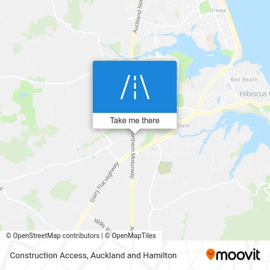 Construction Access map