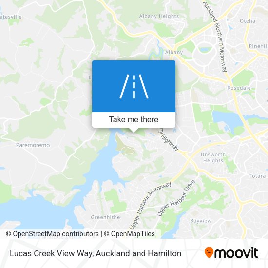 Lucas Creek View Way map