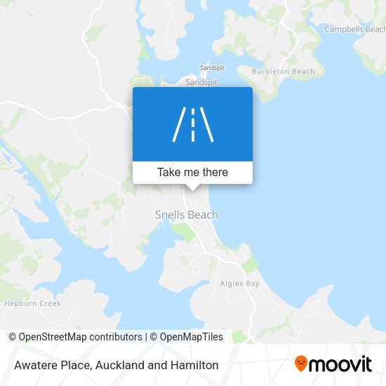 Awatere Place map