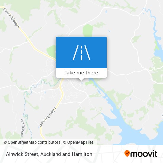 Alnwick Street map