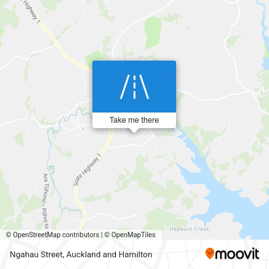 Ngahau Street map