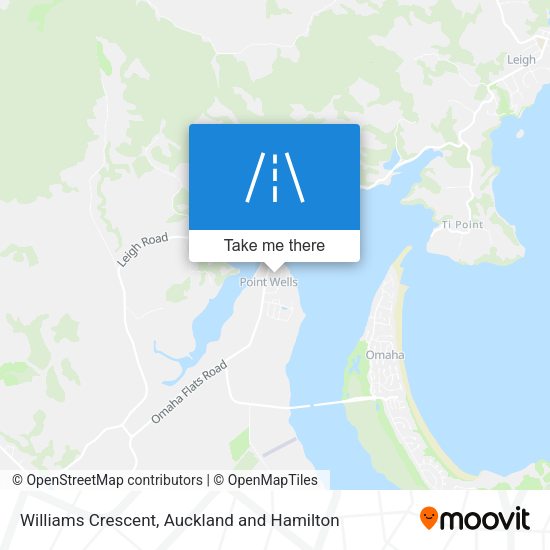 Williams Crescent map