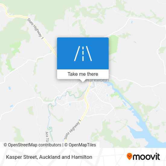 Kasper Street map