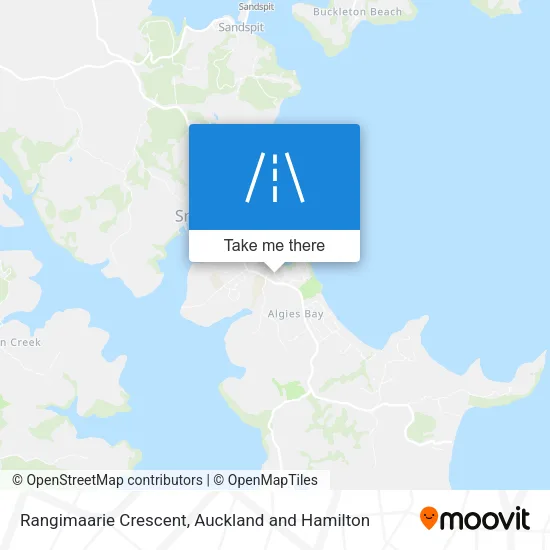 Rangimaarie Crescent map