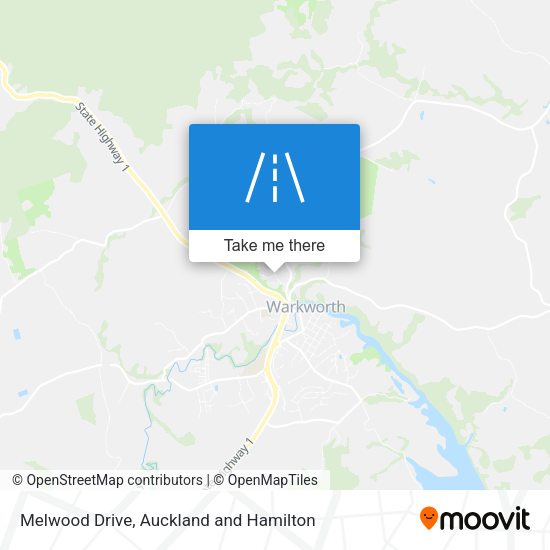 Melwood Drive map