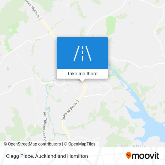 Clegg Place map