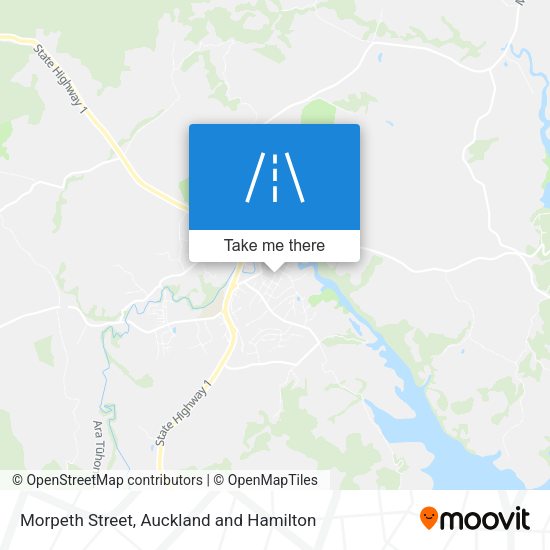 Morpeth Street map