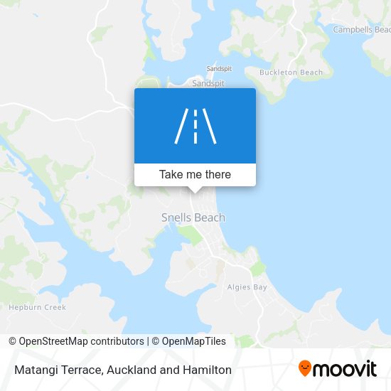 Matangi Terrace map