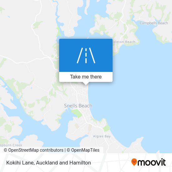 Kokihi Lane map