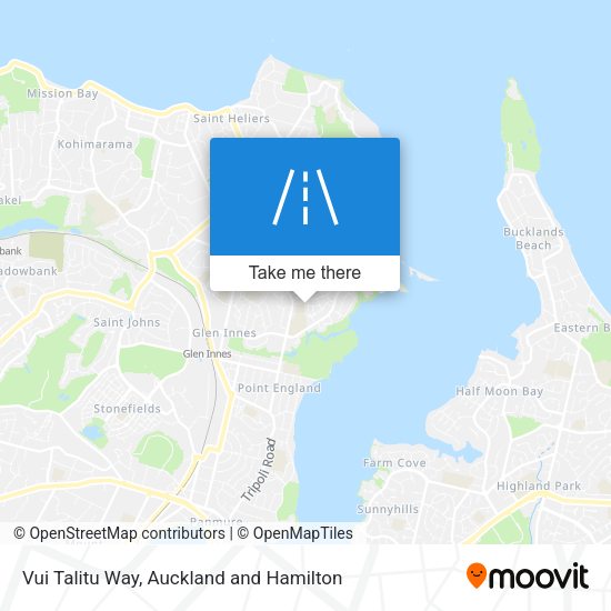 Vui Talitu Way map