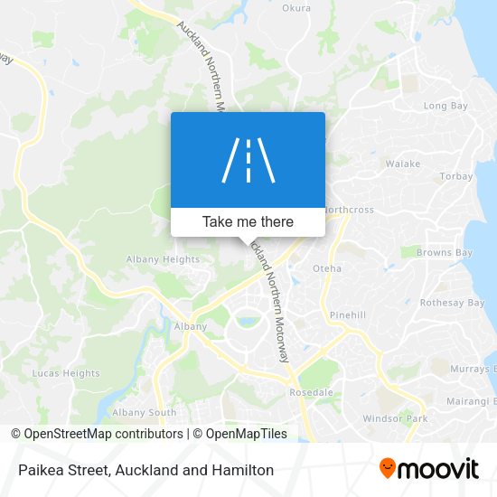 Paikea Street map