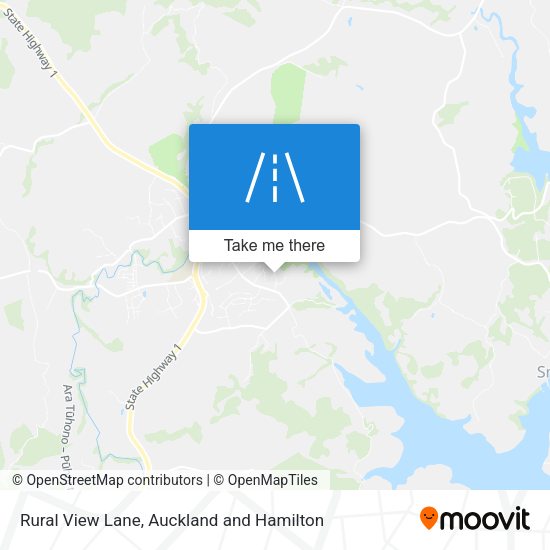 Rural View Lane map