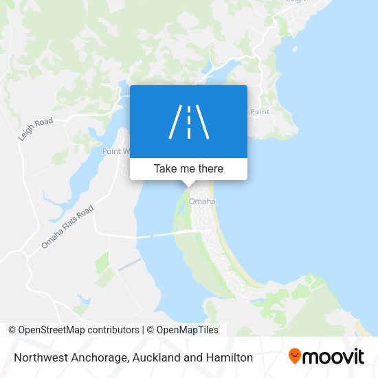 Northwest Anchorage map