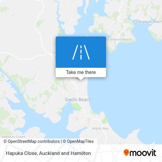 Hapuka Close map