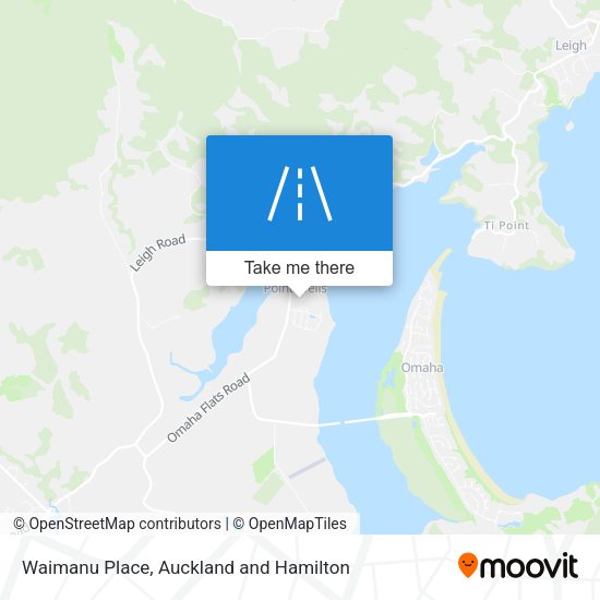 Waimanu Place map