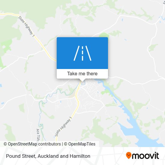 Pound Street map