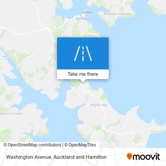 Washington Avenue map