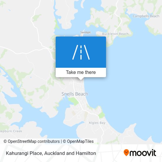 Kahurangi Place map