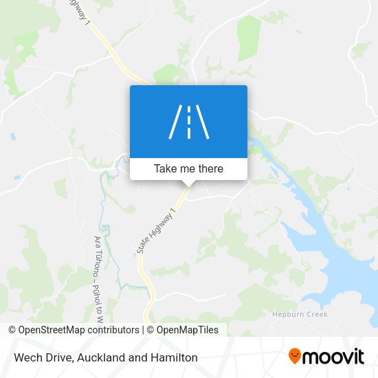 Wech Drive map