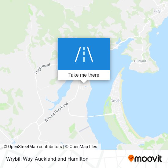 Wrybill Way map