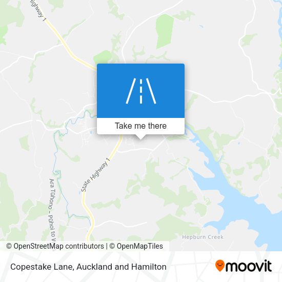 Copestake Lane map