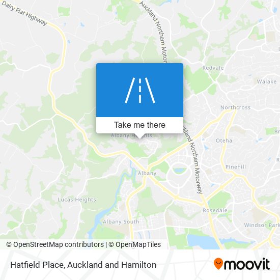 Hatfield Place map