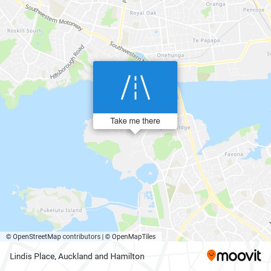 Lindis Place map