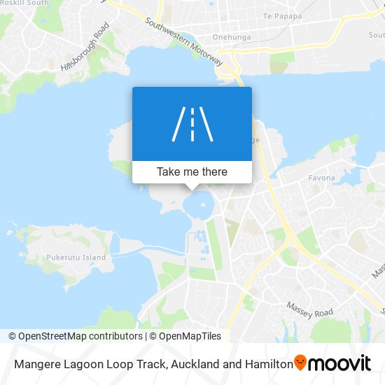 Mangere Lagoon Loop Track map