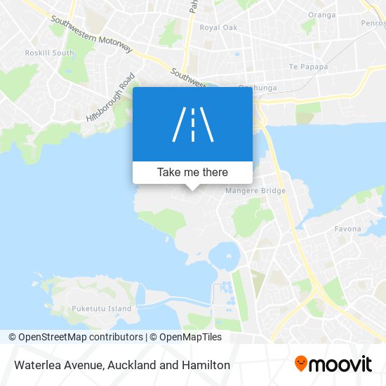 Waterlea Avenue map