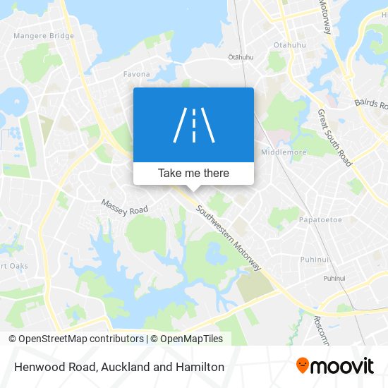 Henwood Road map
