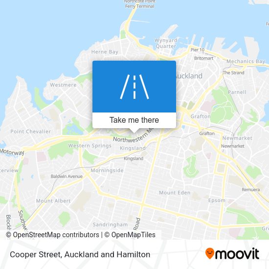 Cooper Street map