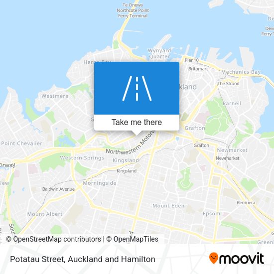 Potatau Street map