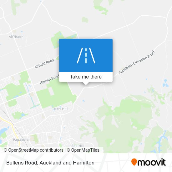 Bullens Road map