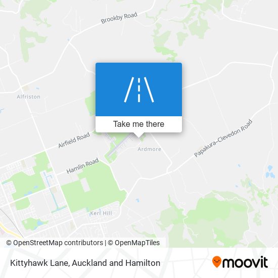 Kittyhawk Lane map