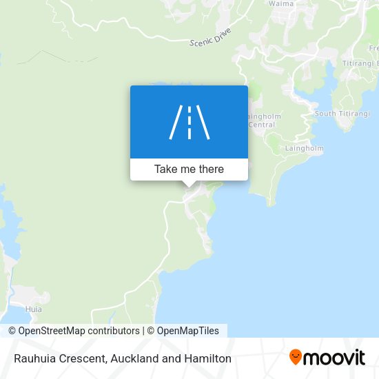 Rauhuia Crescent map