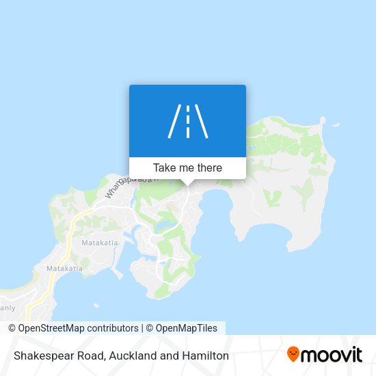 Shakespear Road map
