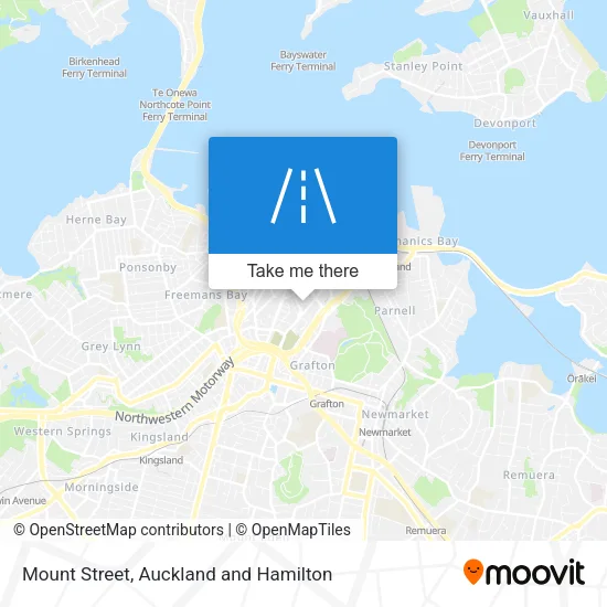 Mount Street map
