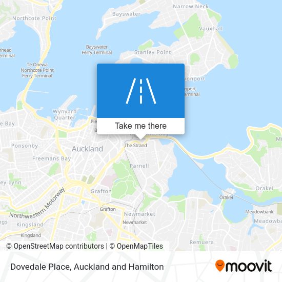 Dovedale Place map