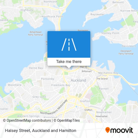 Halsey Street map