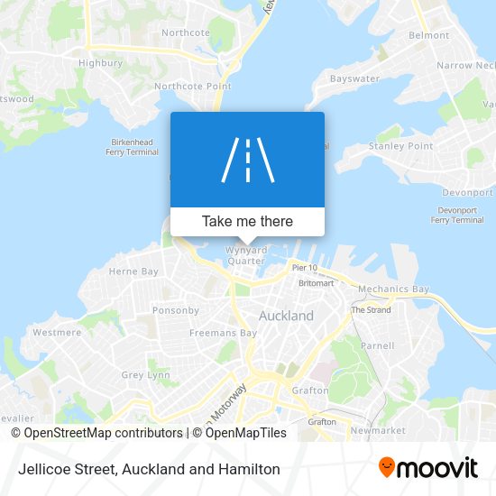 Jellicoe Street map